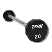 Troy 12-Sided Fixed Urethane Barbells & Rack - Buy & Sell Fitness