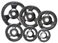 Iso-Grip Rubber Olympic Plates (Sold In Pairs) - Buy & Sell Fitness
