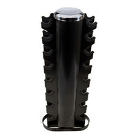 Troy VTX (3-25 lb) Rubber Dumbbells w/ Rack - Buy & Sell Fitness