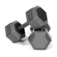 Troy (5-50 lb) Hex Dumbbell Set w/ Rack - Buy & Sell Fitness
