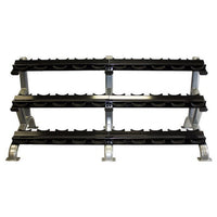 Troy (5-75 lb) Urethane Dumbbell Set w/ Rack - Buy & Sell Fitness
