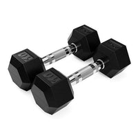 Troy USA Sports Rubber Hex Dumbbells - Buy & Sell Fitness
