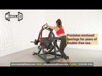 MDF Pro Strength Seated Row - Plate Loaded - Iso-Lateral Training
